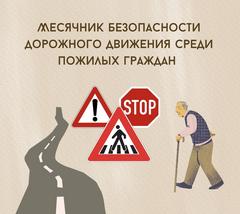 МЕСЯЧНИК БЕЗОПАСНОСТИ ДОРОЖНОГО ДВИЖЕНИЯ СРЕДИ ГРАЖДАН ПОЖИЛОГО ВОЗРАСТА