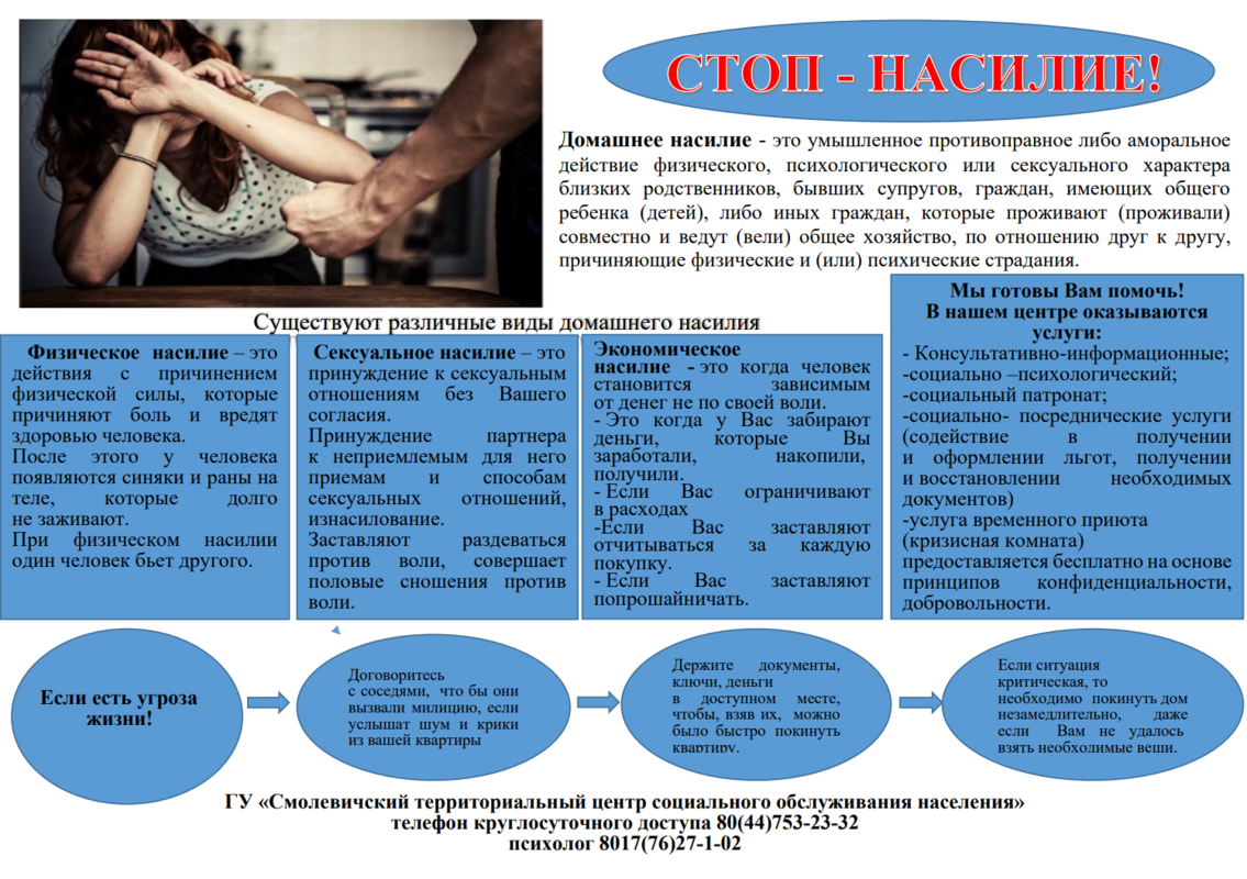ПРОФИЛАКТИКА ДОМАШНЕГО НАСИЛИЯ